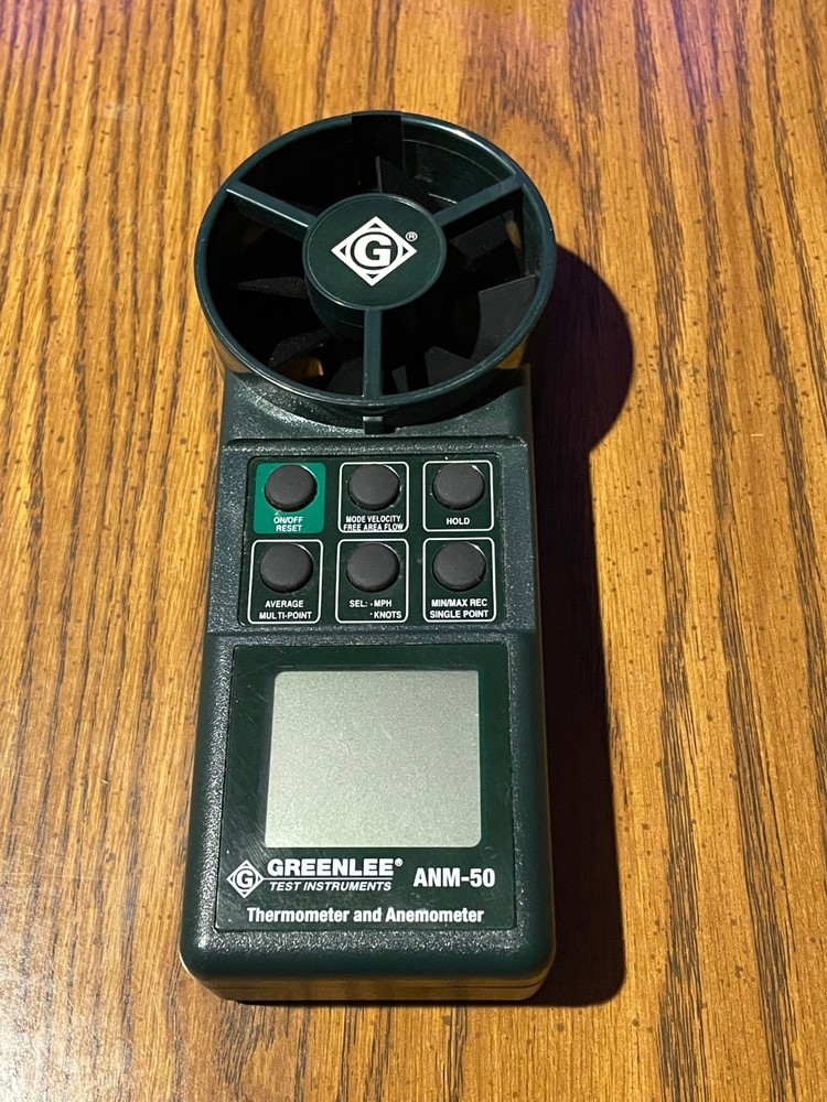 Greenlee ANM-50 Thermometer and Anemometer
