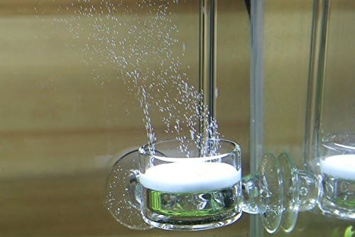 CO2 Diffuser Glass Reactor with U Shape Diffuser-Small Flat-Bottomed