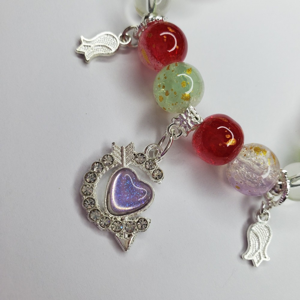 Hand crafted artisan unique gemstone bracelet