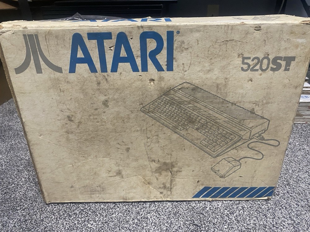 Vintage Atari 520ST Computer W/ Box - UNTESTED - Parts / Repair