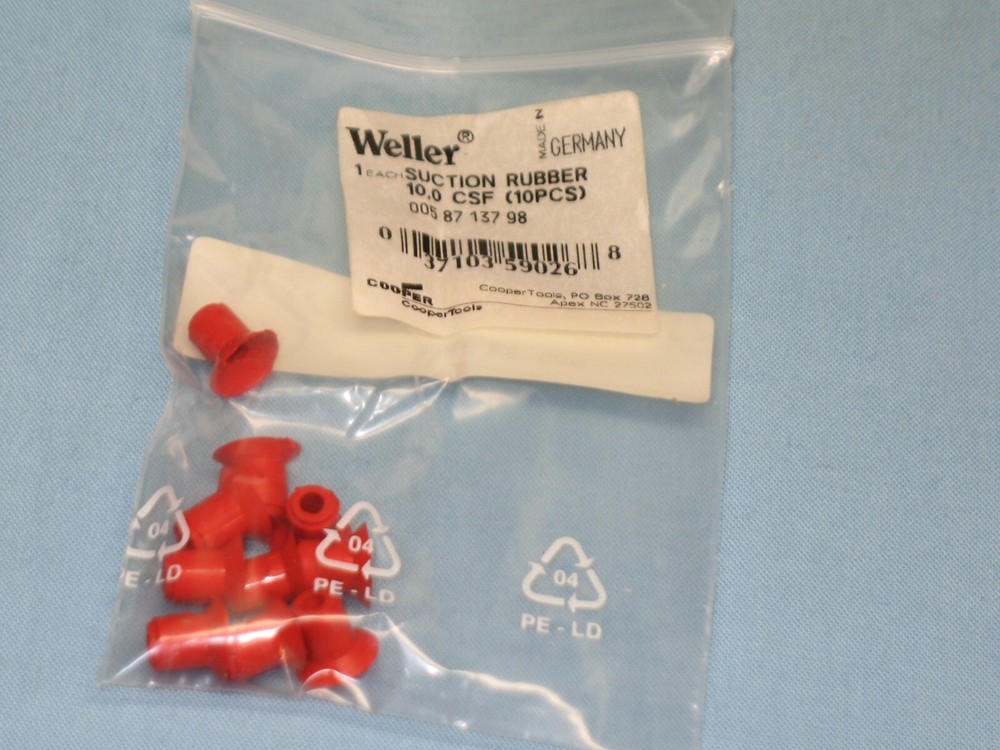 WELLER~ WS58713798 ~ (QTY/10 PC) ~ CSF REPLACEMENT RUBBER INSERTS