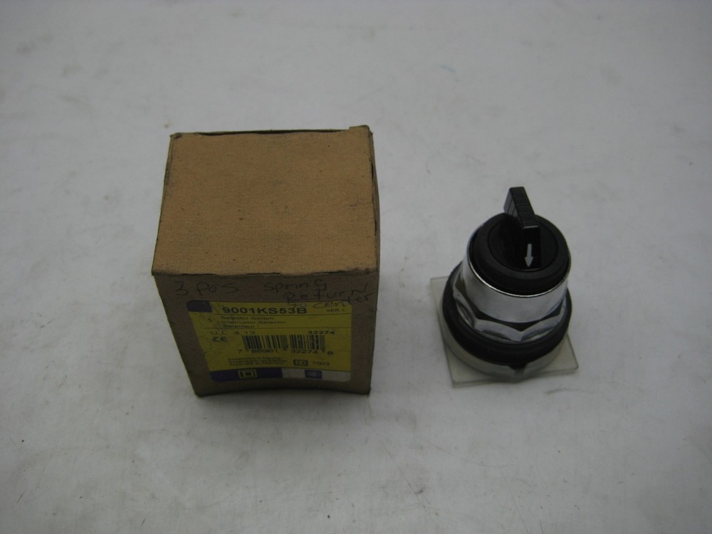 SQUARE D 9001KS53B SER.L SELECTOR SWITCH (AS PICTURED) NSMP