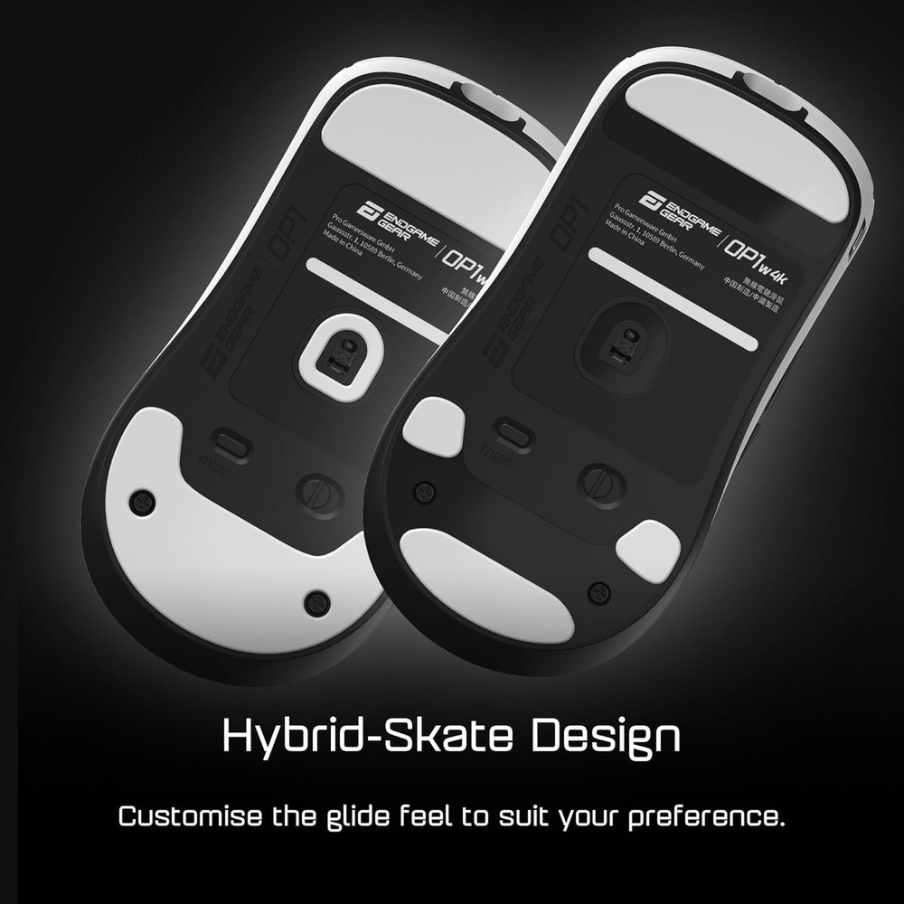 Wireless Gaming Mouse with 4000Hz Polling Rate and Optical Sensor Technology