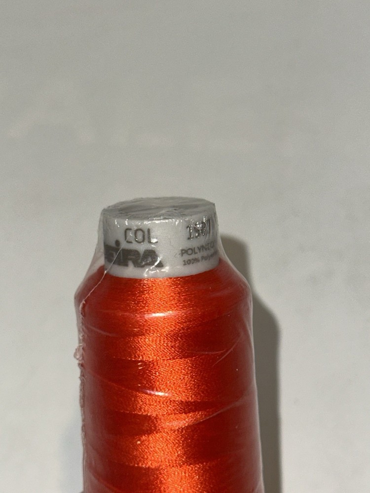 MADEIRA (10 PACK) Polyneon #40 Polyester Embroidery Thread 2500m Orange 1987