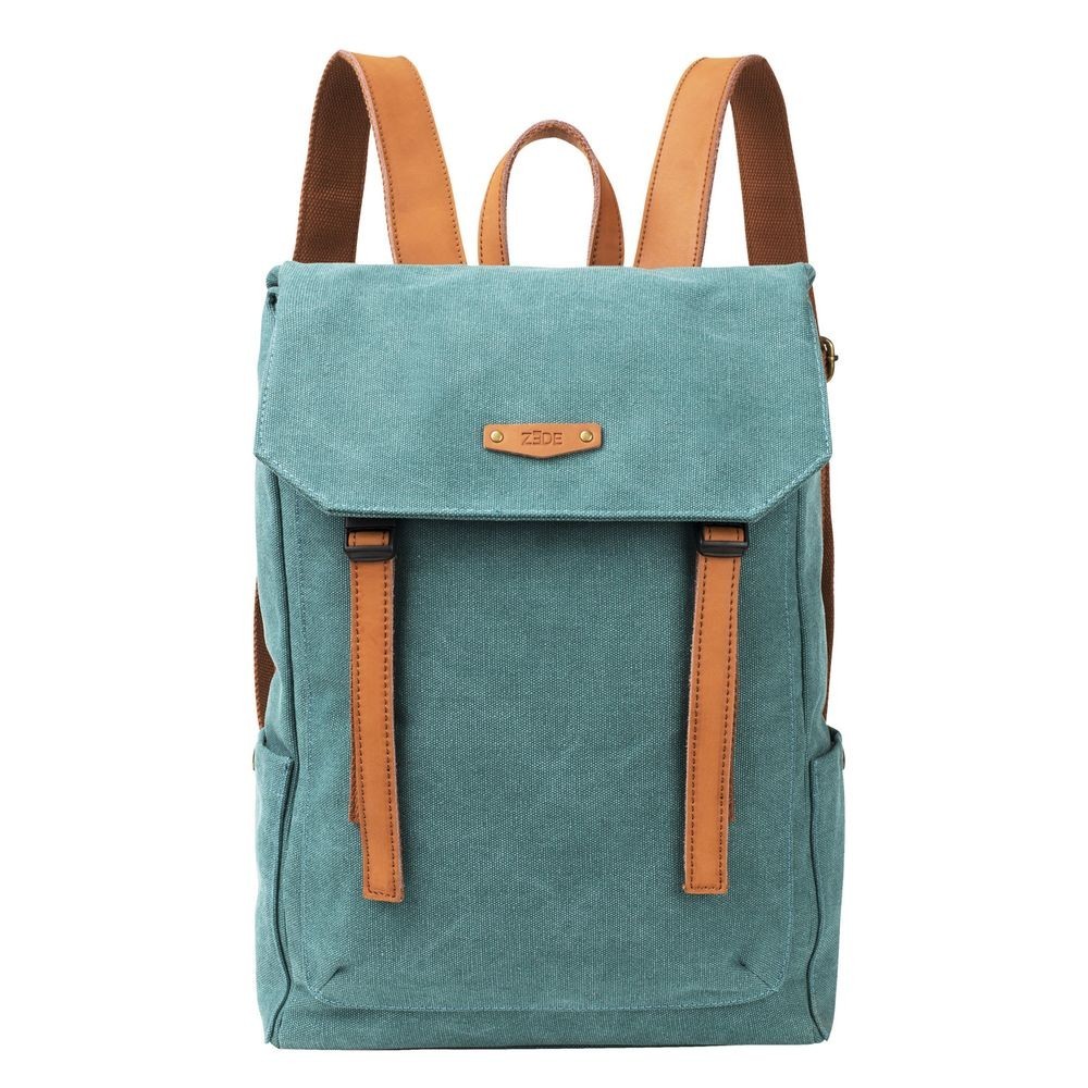ZEDE Paris Station platform backpack Canvas Leather Designer
