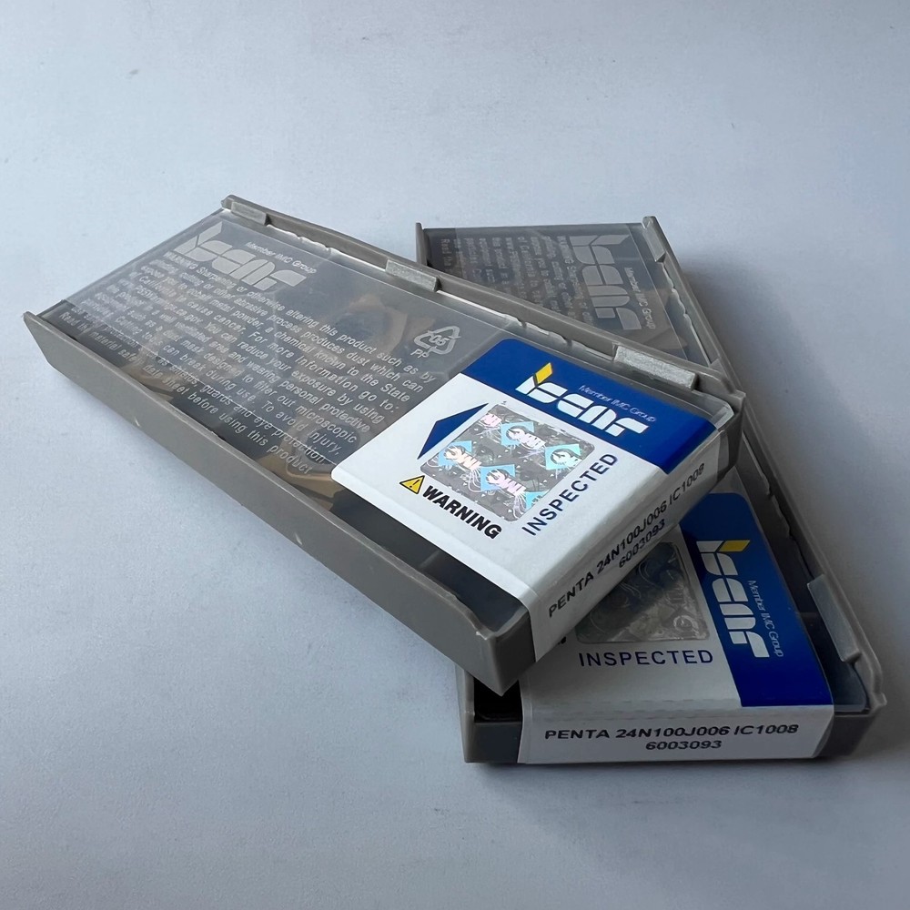 ISCAR / PENTA24N100J006 IC1008 / Industrial indexable Carbide Inserts 5 Pcs