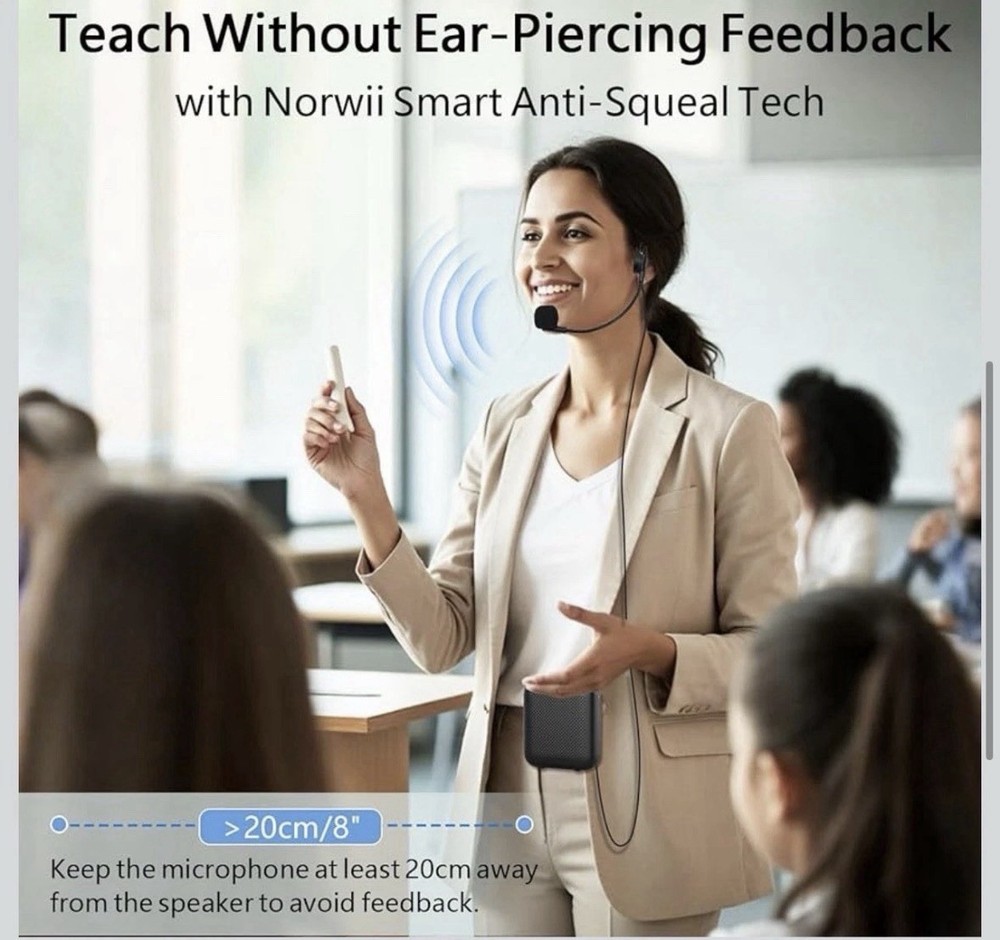 Loud Voice Amplifier Portable Mini Wired Microphone Headset Bluetooth Speaker