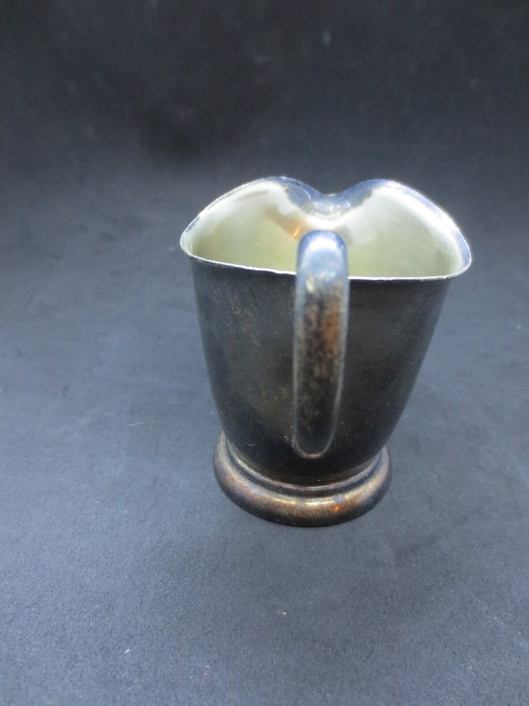 Vintage 3" Silver Creamer - Victor S. Co.
