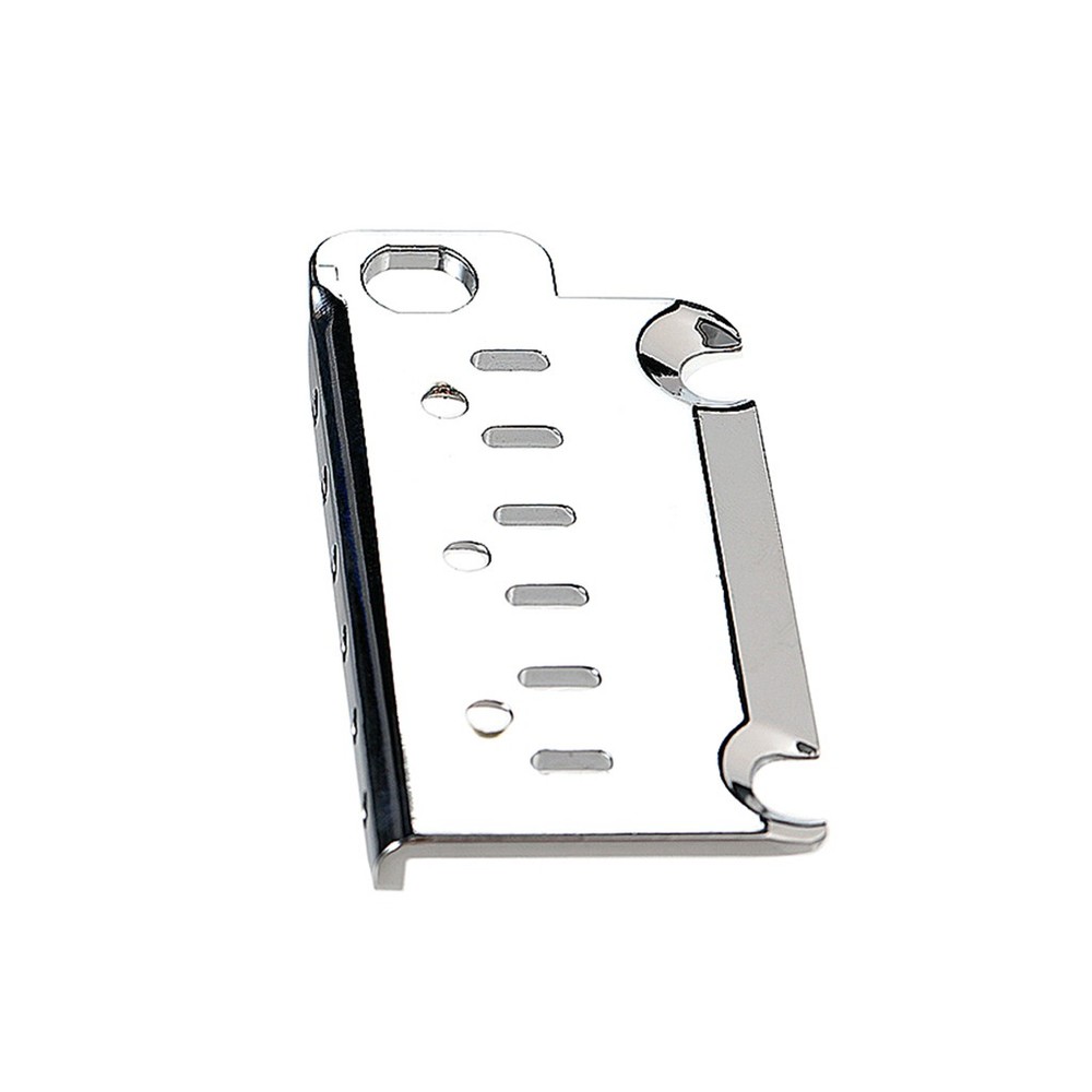 Chrome 6 String Tremolo Bridge Plate for Stratocaster ST 54mm String Spacing