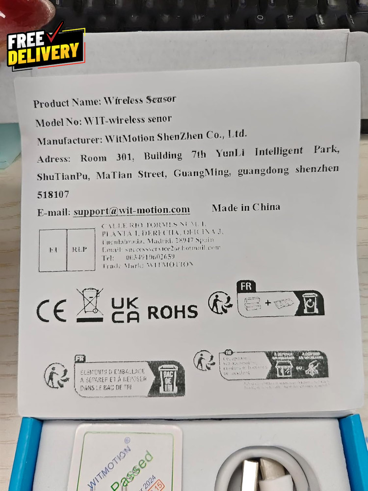 BLE Vibration Sensor WTVB01-BT50 Smart Vibration Module Ar-Duino 3-Axis Vib.....