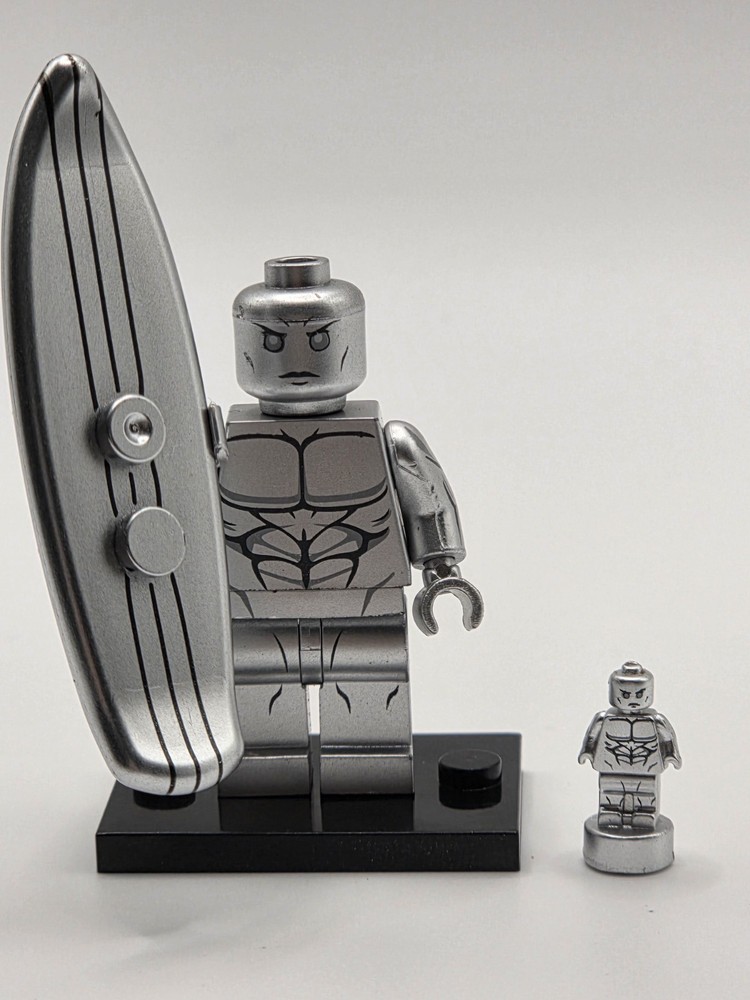 Custom Silver Surfer Mini Figure Marvel