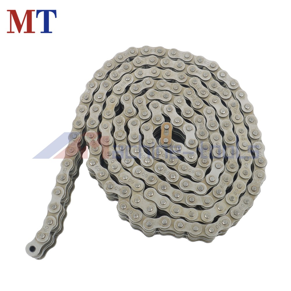 #60-2 Roller Chain Double Strand 10 Feet plus Connecting Master Link#60-2 Roller
