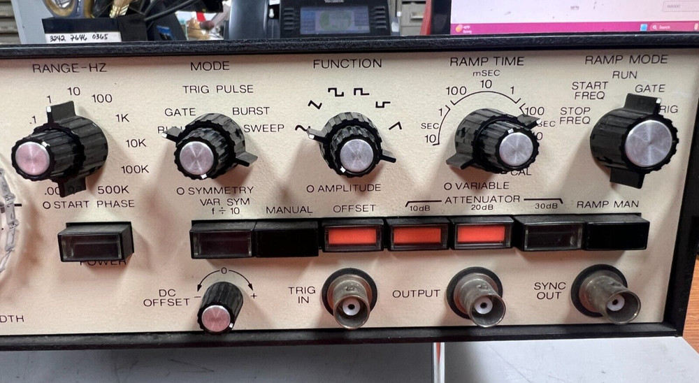 👀 EXACT TECHNOLOGIES MODEL 508 LOG SWEEP FUNCTION GENERATOR