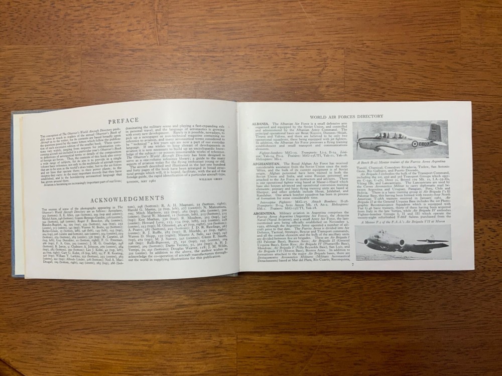 Observer's World Aircraft Directory Air Forces Missile Engines Reference Book