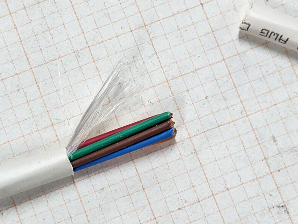 ComTran 34848 18/8C Plenum Stranded Security/Alarm/Control Cable CMP White /50ft