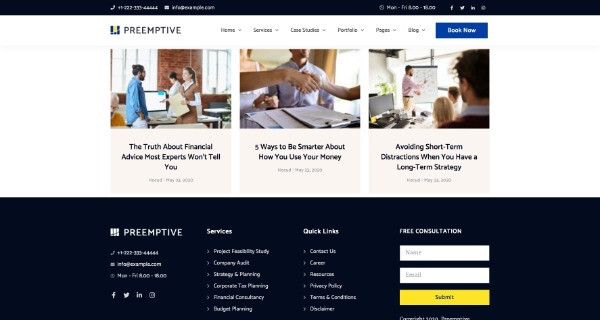 Premium Wordpress Elementor Template Kit Bundle | Finance & Law Firm theme