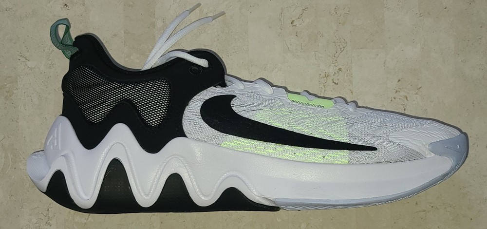 Size 10 - Nike Giannis Immortality 2 White Black Volt