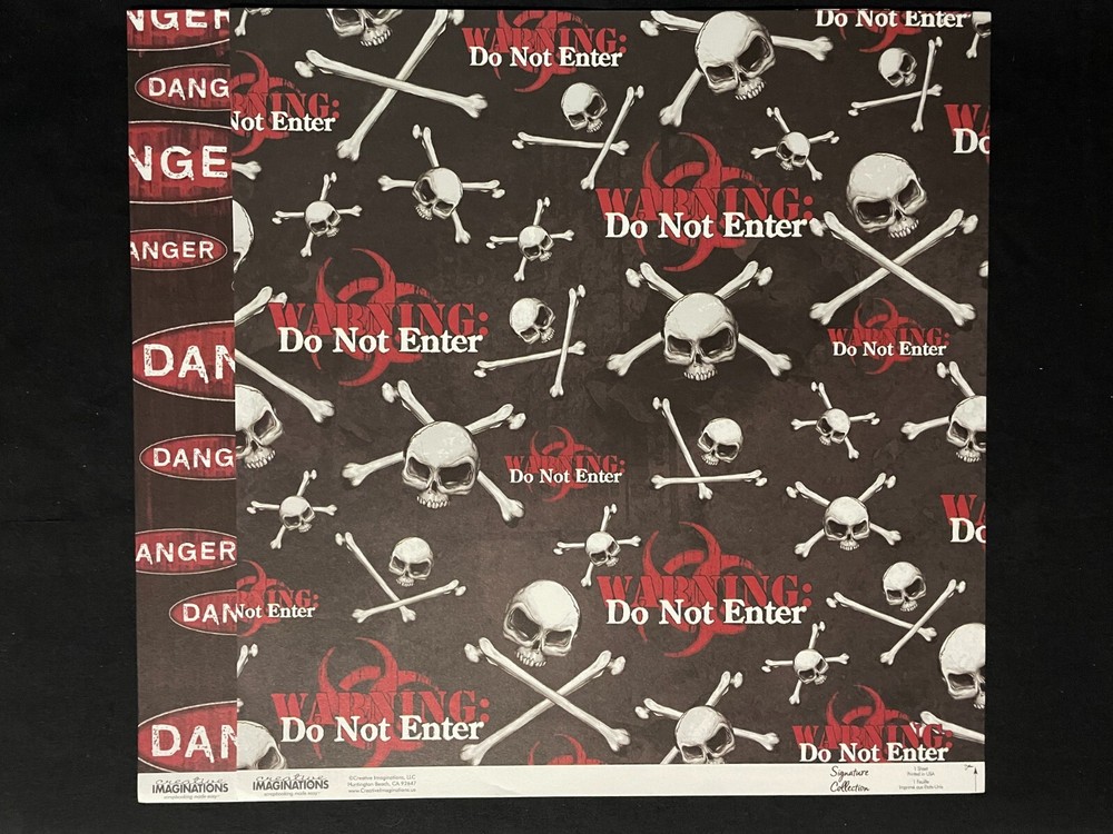 CREATIVE IMAGINATIONS "POISON" 12X12 SS PAPERS