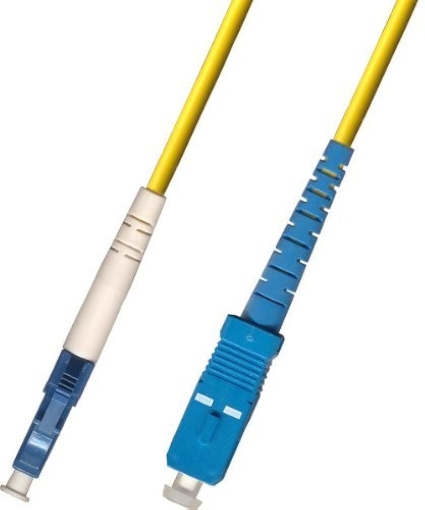 10M Singlemode Simplex Fiber Optic Cable (9/125) LC-SC