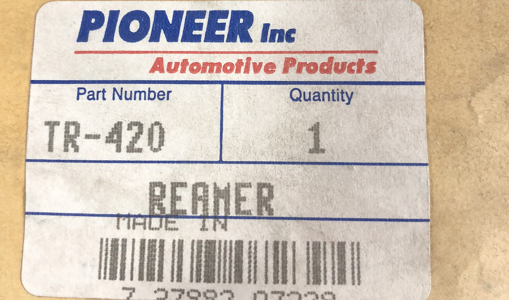 Pioneer Tapered Threaded Plugs Reamer .420