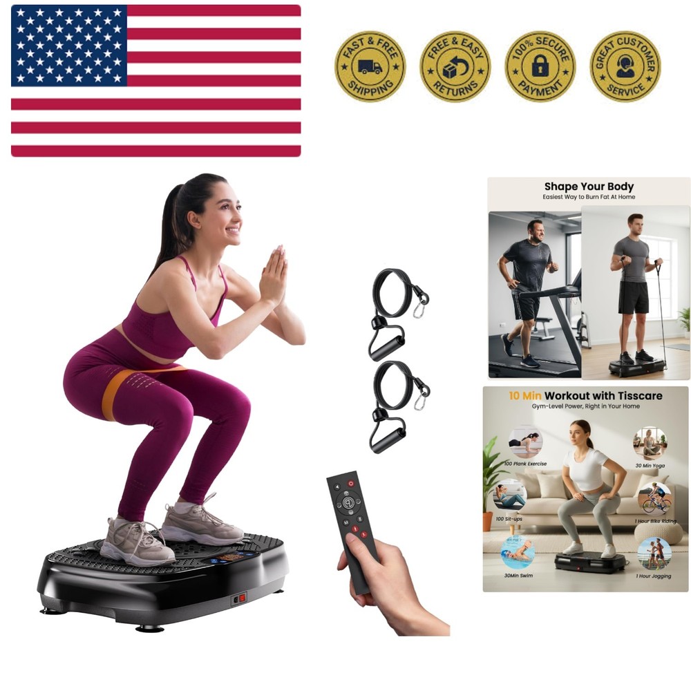 Vibration Plate Exercise Machine: Vibrating Plates for Weight Loss and Lympha...