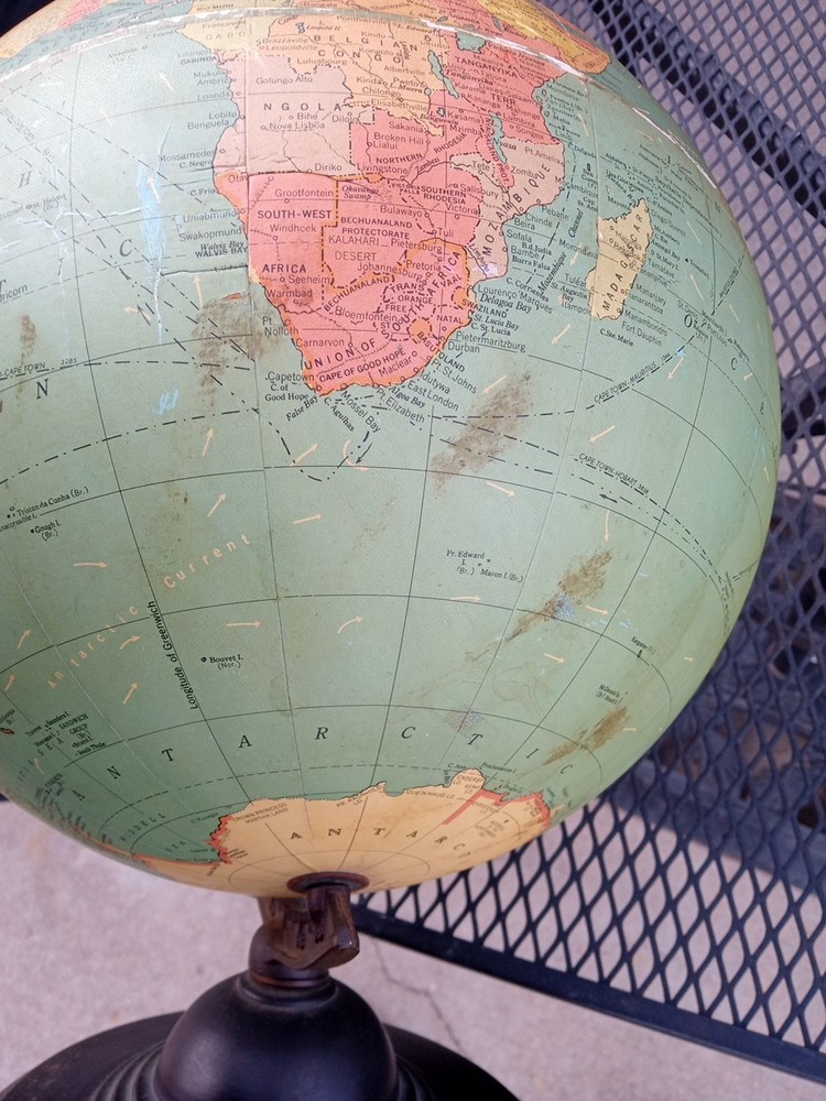 1930-1934 12" Replogle Standard Globe (Manchukuo) Deco