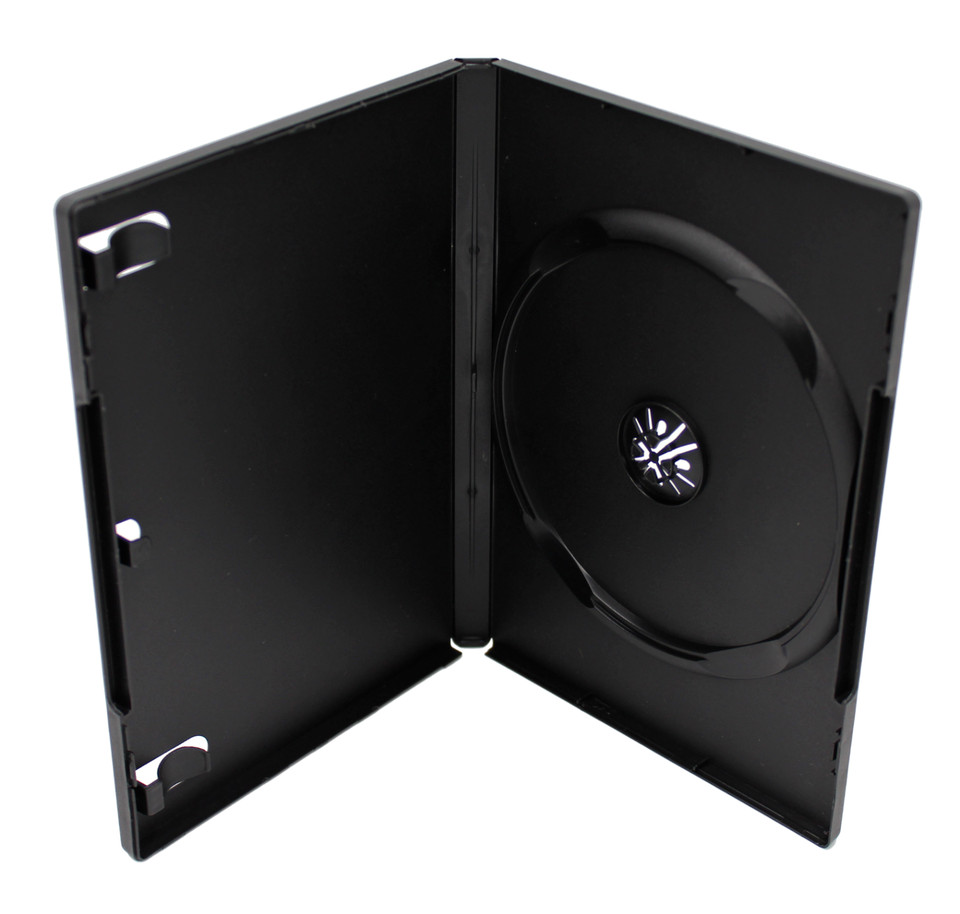 DVD Storage Case, Black, 10 count
