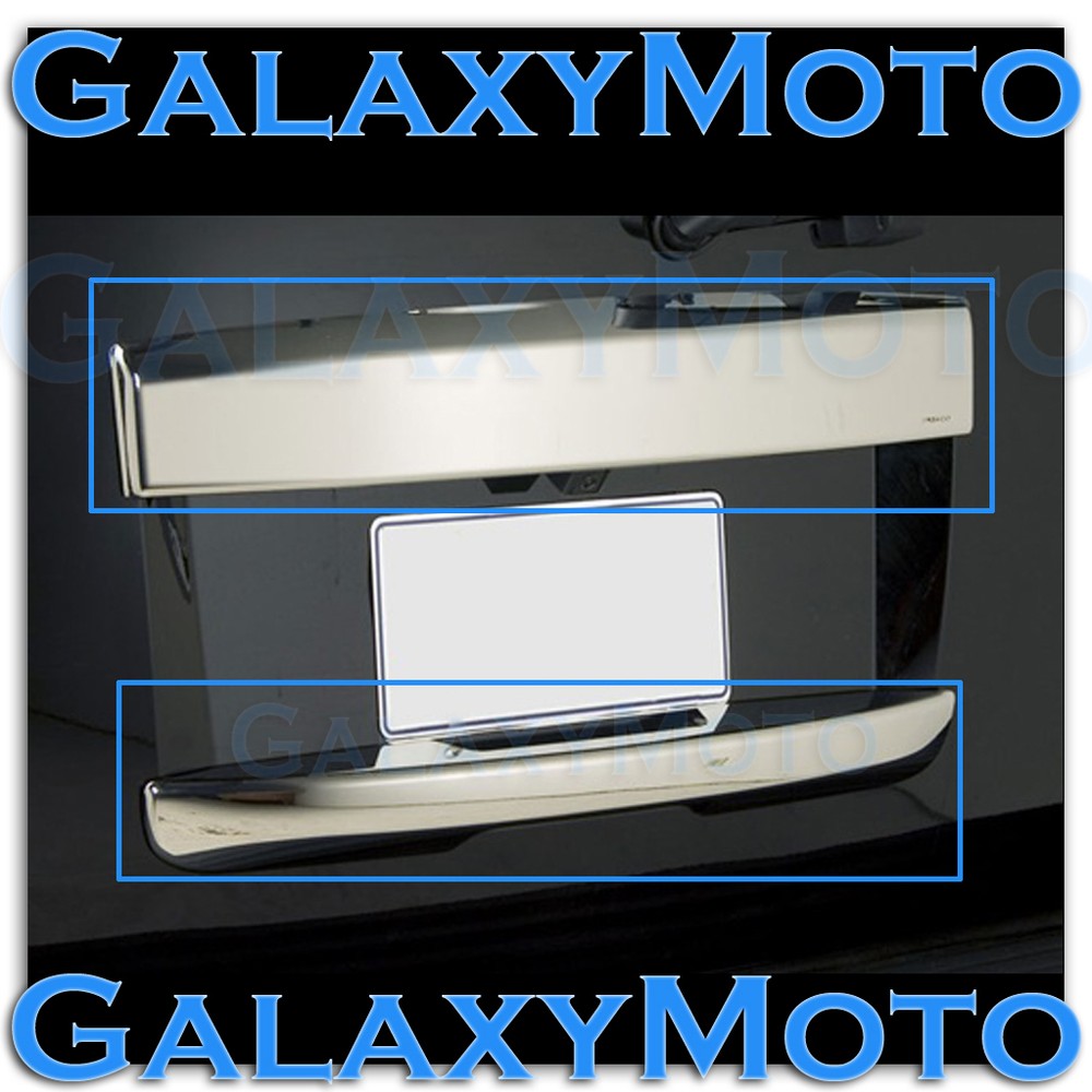07-14 GMC Yukon+Denali+XL Chrome Upper+Lower Liftgate Tailgate Handle Cover