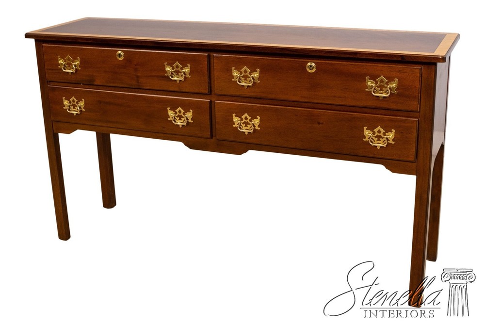 L70974: MADISON SQUARE 4 Drawer Mahogany Server Commode