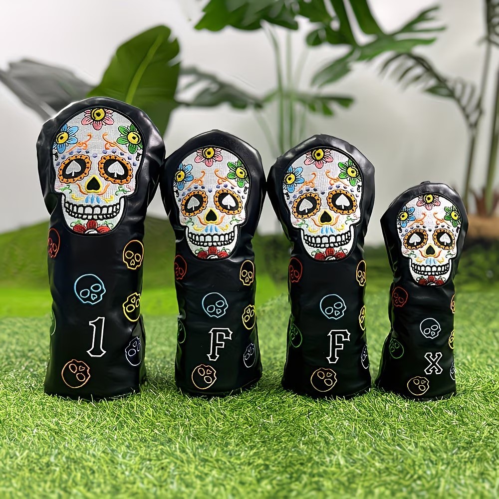 Sugar Skull Golf Driver Headcover