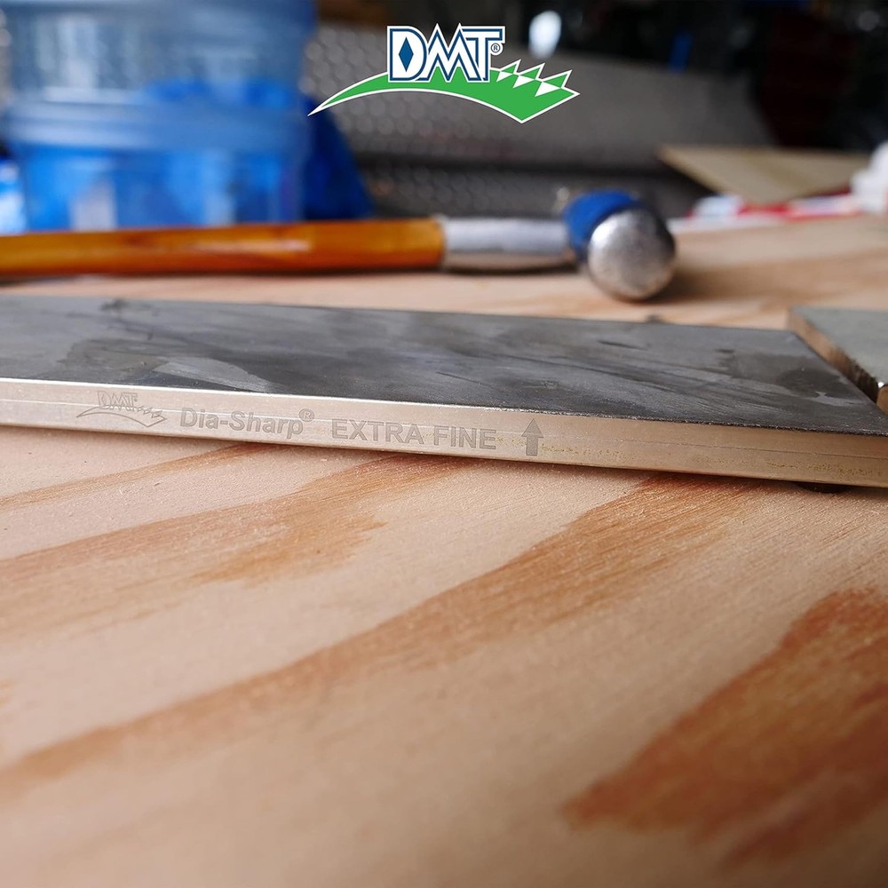 DMT D8E Dia-Sharp Bench Stone Diamond Knife Sharpener Extra Fine 8" USA