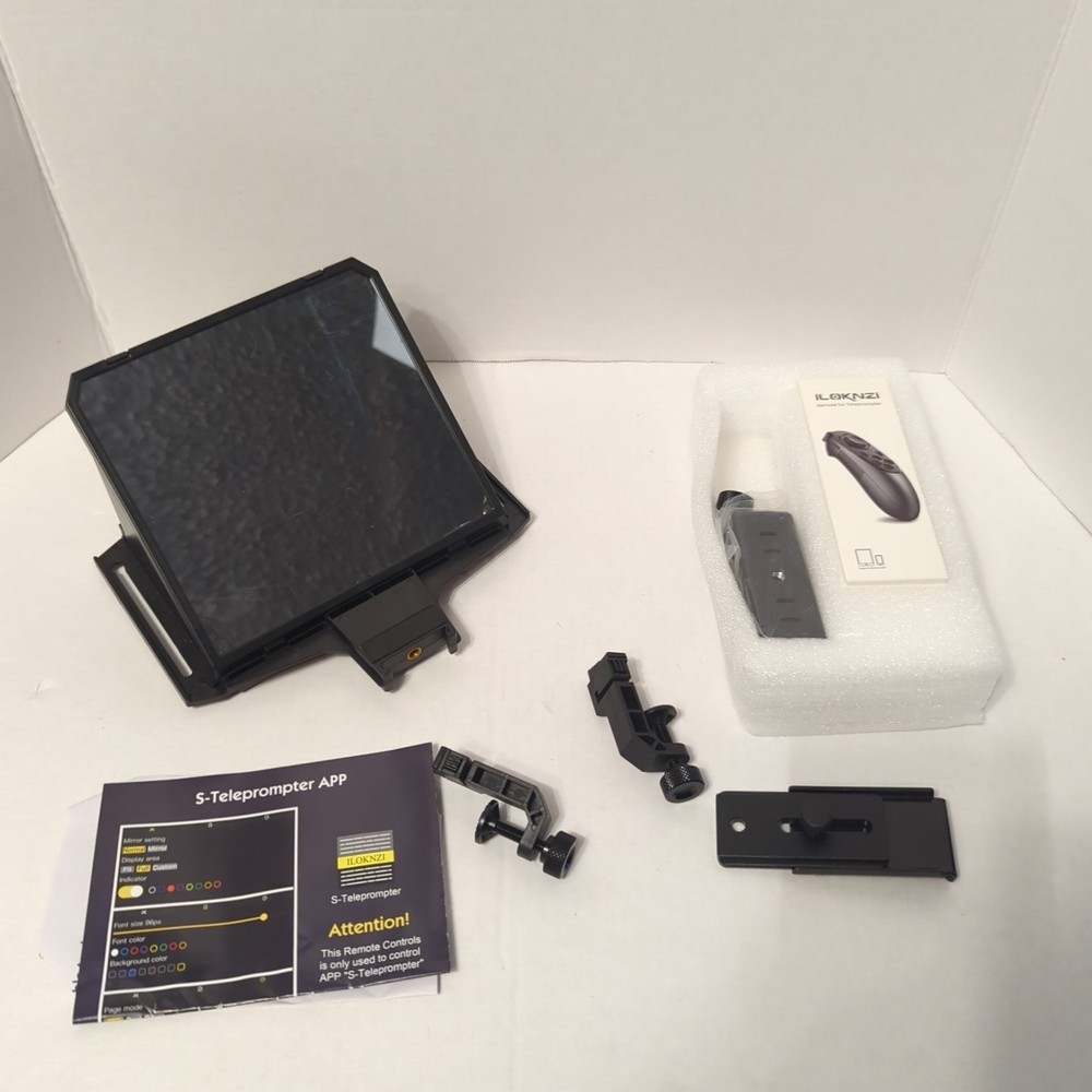 8-inch Portable Teleprompter S75 With Handheld Multi-Device Compatibility