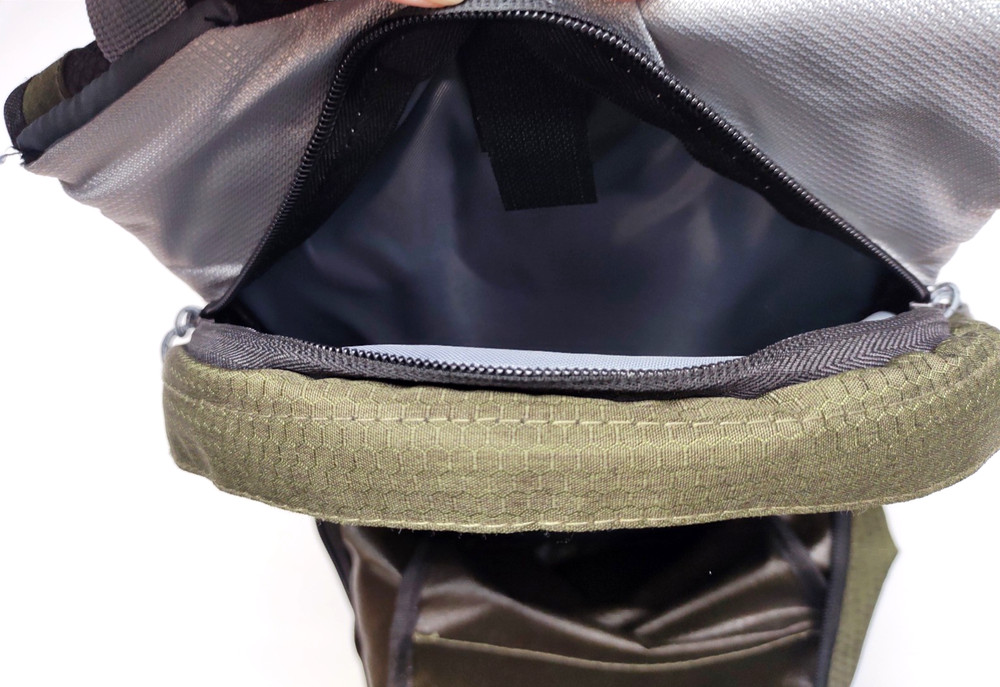 NWT Osage River Drake Hydration Pack Green Backpack~Missing Hydration Parts