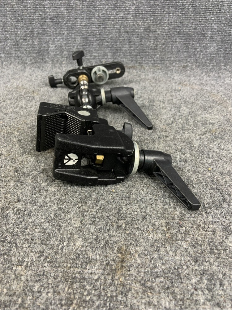 Manfrotto 035 Bogen 155 Double Ball Joint Head w/Camera Platform 2916 Mount EUC
