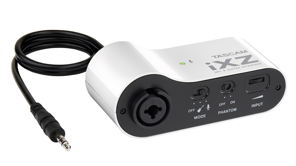Tascam iXZ Mic/Instrument Audio Interface for iPad/iPhone/iPod Touch