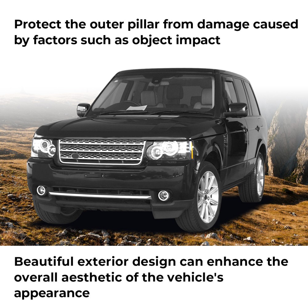 2Pcs Front Windshield Trim Finisher A Pillar Post For Range Rover L322 2003-2012