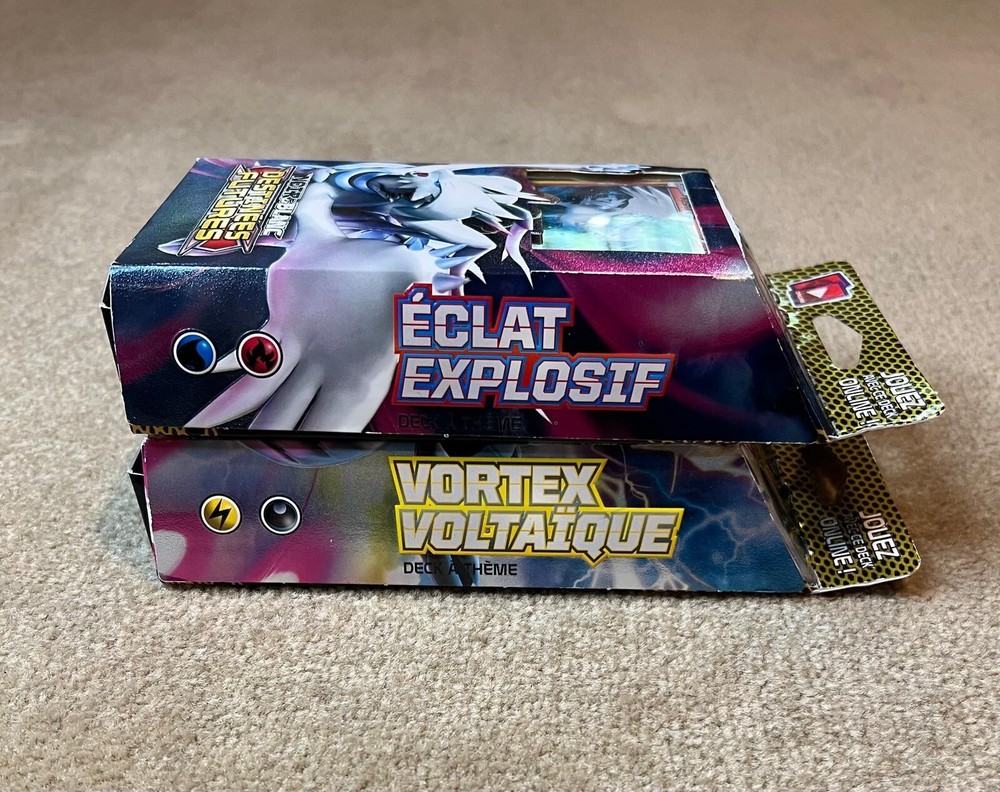 B&W Explosive Edge + Voltage Vortex Theme Decks (FR) - Next Destinies - Pokémon