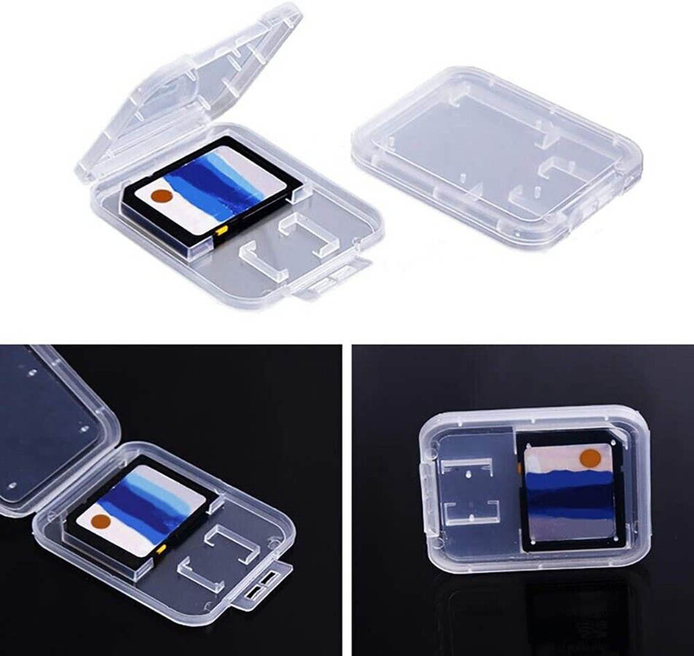 80 pcs Case Holder for Micro SD SDHC Memory Card Box Storage Hard Plastic N865