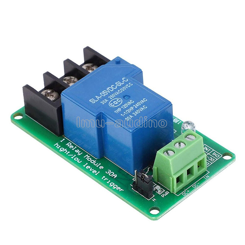 DC 5V/12V/24V 30A Relay Module Optocoupler Insulation High & Low Level Trigger