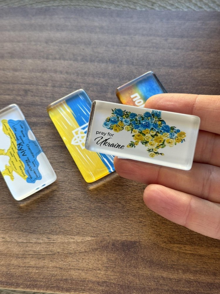 Fridge Magnet Ukrainian Map Gift Collection