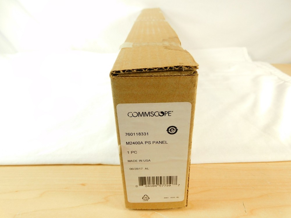 CommScope 760118331 M2400A-1U-PS Angled Copper Modular Patch Panel 1U 24-Port