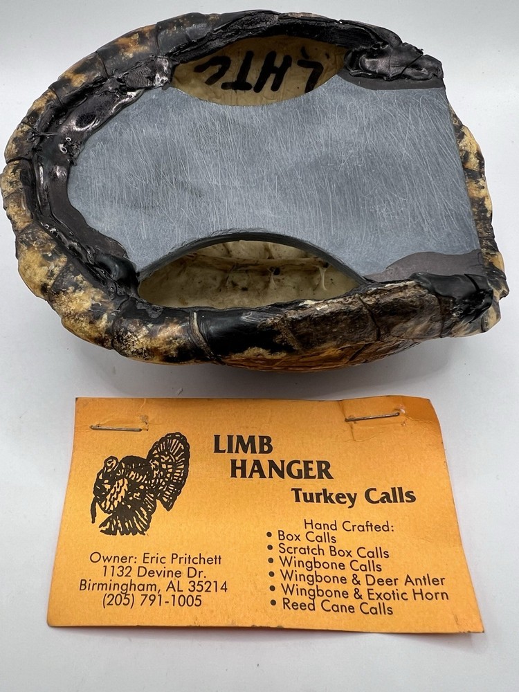 Limb Hanger “Turtle shell” Pot Turkey call Signed And Dated 1998 Eric Pritchett