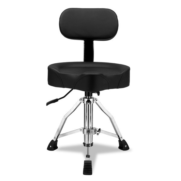 Drum Throne with Backrest Hydraulic Drum Stool Adjustable Height Heavy Duty Sadd