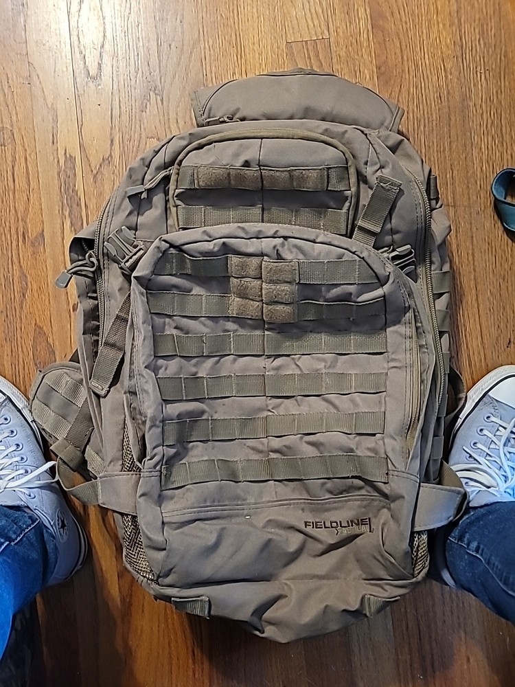 Fieldline Tactical Alpha OPS Internal Frame Pack Coyote Backpack Tan