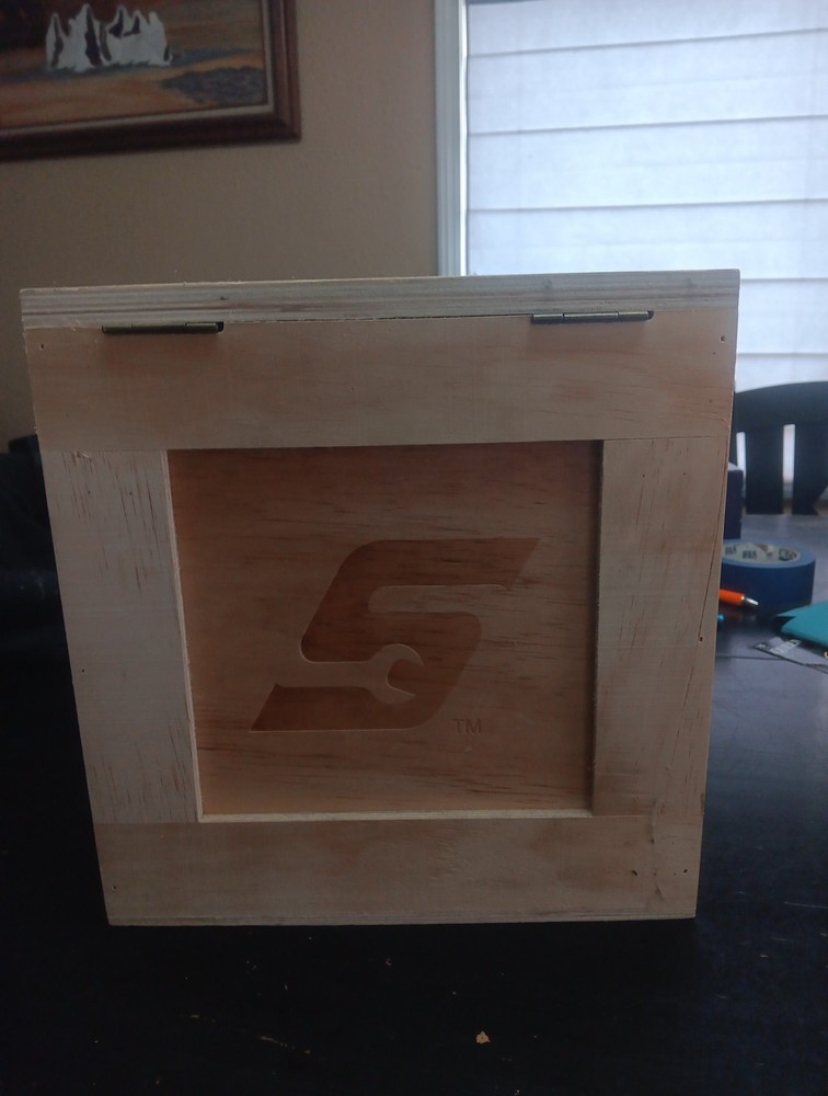 Snap-On Gift Box Wooden Crate (Empty)