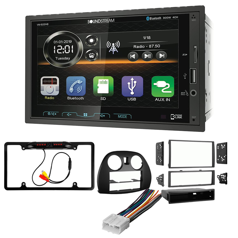 6.2" Media Player Car Radio Stereo Install Kit for 2006-2012 Mitsubishi Eclipse