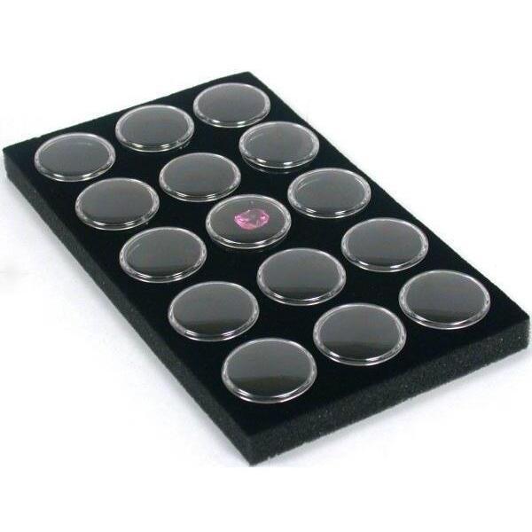 40 Gem Jars & 2 Boxes Storage Part Containers