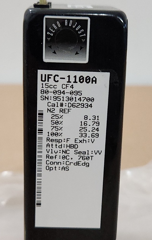 NEW Unit Instruments Celerity UFC-1100A Mass Flow Controller 15 SCCM + Warranty!