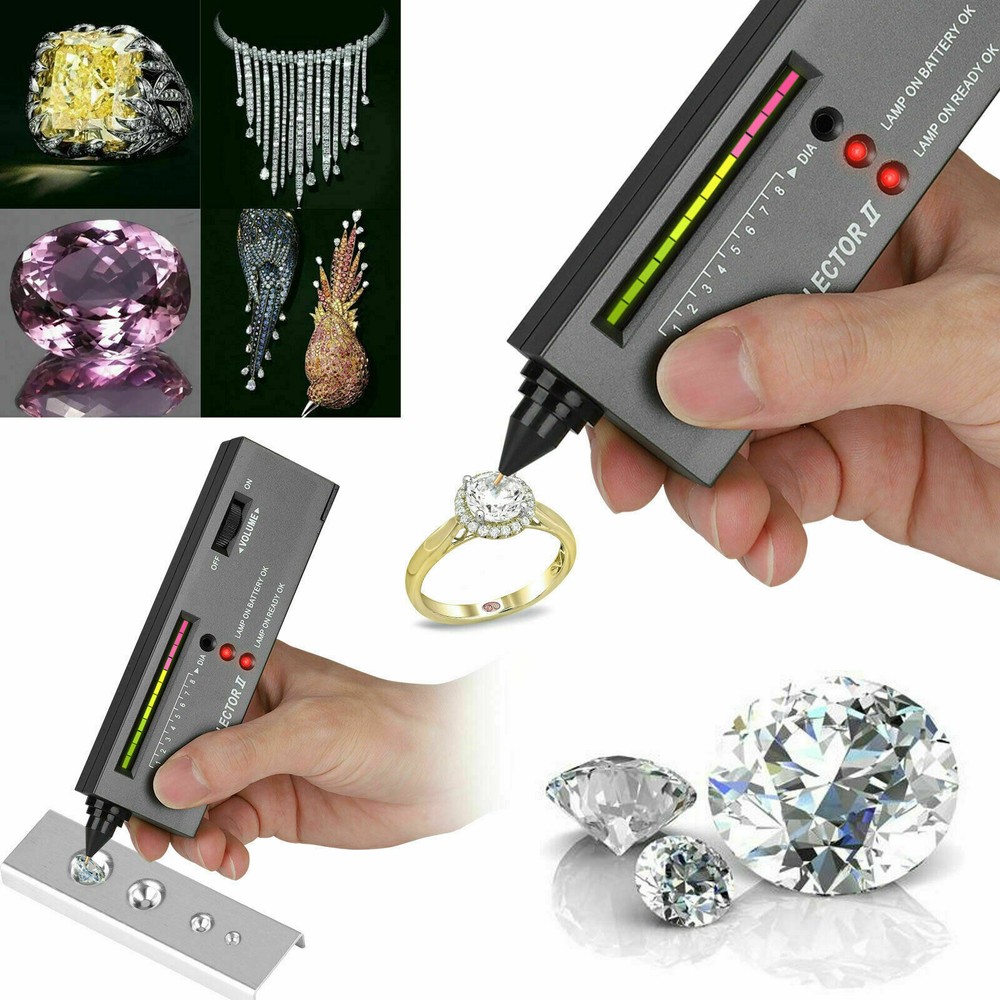 Diamond Tester Gold Silver Selector Gemstone Testing Kit Digital Electronic Tool