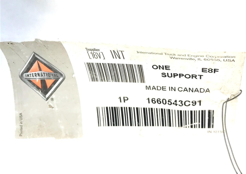 INTERNATIONAL MUFFLER SUPPORT 1660543C91 NOS